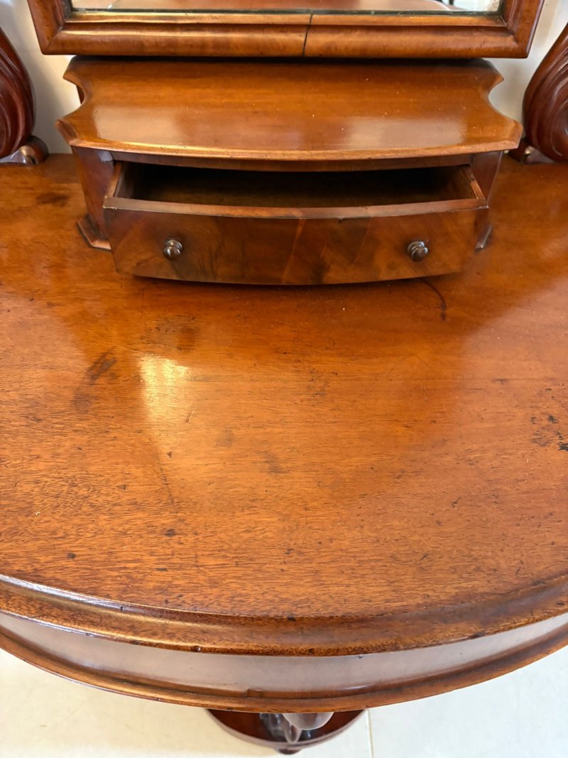 Antique Victorian Quality Mahogany Dressing Table - Image 11